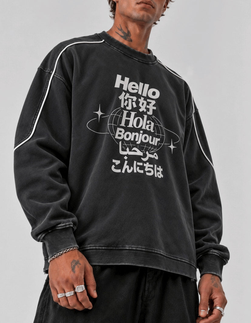 Foreign Language Pullover